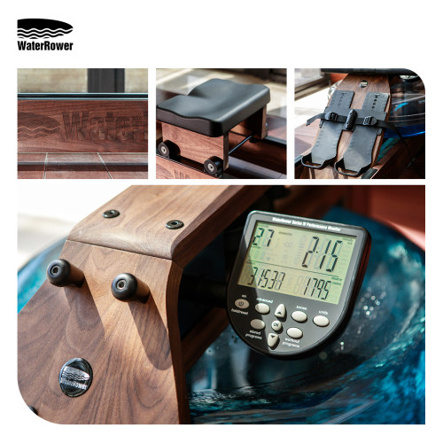 WaterRower家用水阻划船机健身器材减脂室内智能综合大套装 - 图2