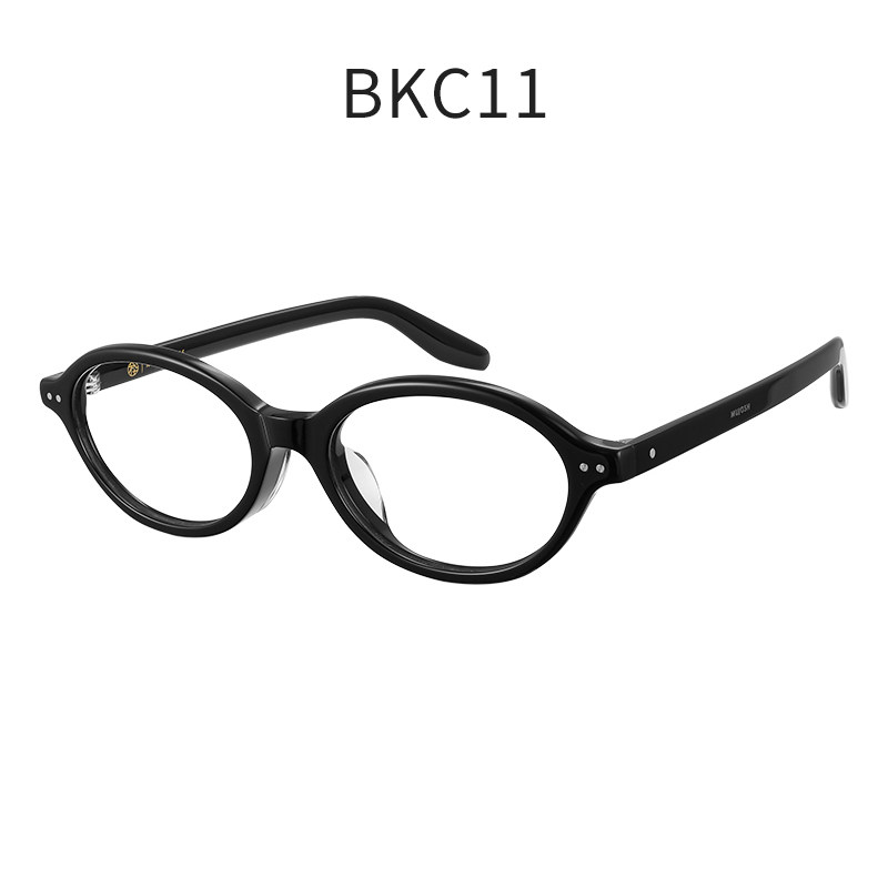 木九十眼镜框MJ12FM1025小椭圆框板材时尚造型男女眼镜架可配度数 - 图3