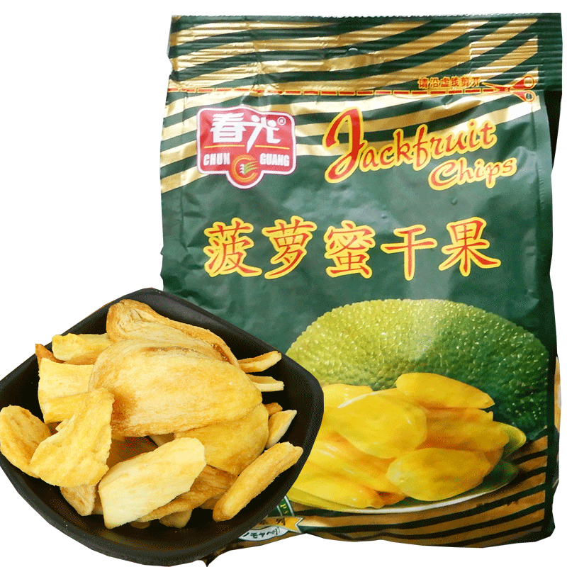 Chunguang getrocknete Jackfrüchte, eine Spezialität aus Sanya, Hainan