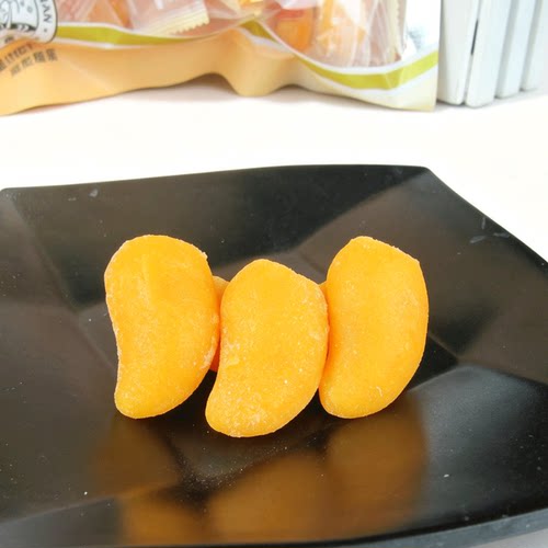 海南特产 南国小芒果500g 袋金煌芒果糖小菠萝软糖糖果休闲零食 - 图1