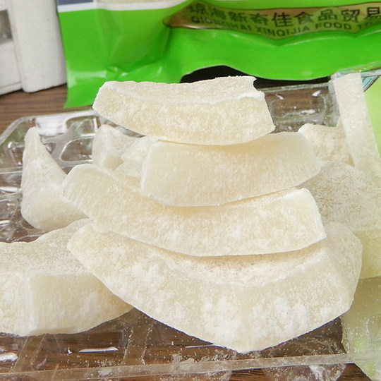 Весенние засахаренные кокосовые дольки и кокосовые полоски