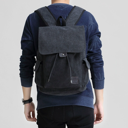 Мужской ретро рюкзак для отдыха, японский тканевый ноутбук для школьников для путешествий, ранец, в корейском стиле, подходит для студента