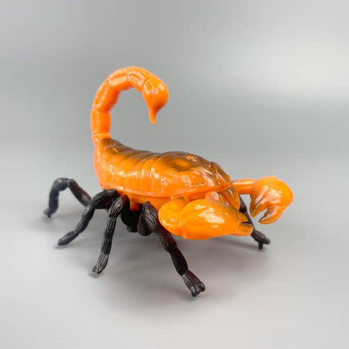 发条昆虫玩具蝎子爬行仿真动物独角仙电镀机械模型男孩儿童女孩 - 图2