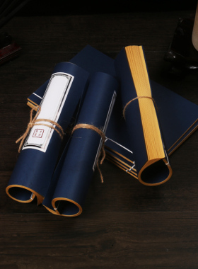 仿古风空白拍照做旧本子线装书