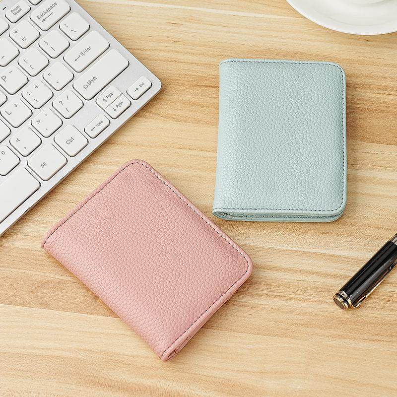 多功能真皮男士商务卡包二合一大容量零钱包女士证件包卡套防消磁,淘宝优惠券,粉丝福利购,淘宝优惠卷