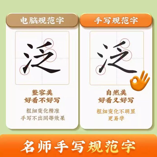 Three steps to write standard Chinese calligraphy practice book