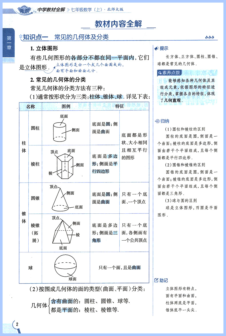 2024春中学教材全解七年级上册数学北师大版八九年级下册册初一初三初二课本同步新教材完全解读初中789年级配套辅导资料书薛金星-图3