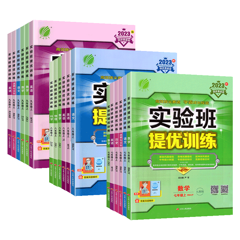 2023实验班提优训练七年级下册八年级九年级下上册数学物理化学语文英语政治历史科学人教苏教版初中一三二教材同步思维训练习册题 - 图2