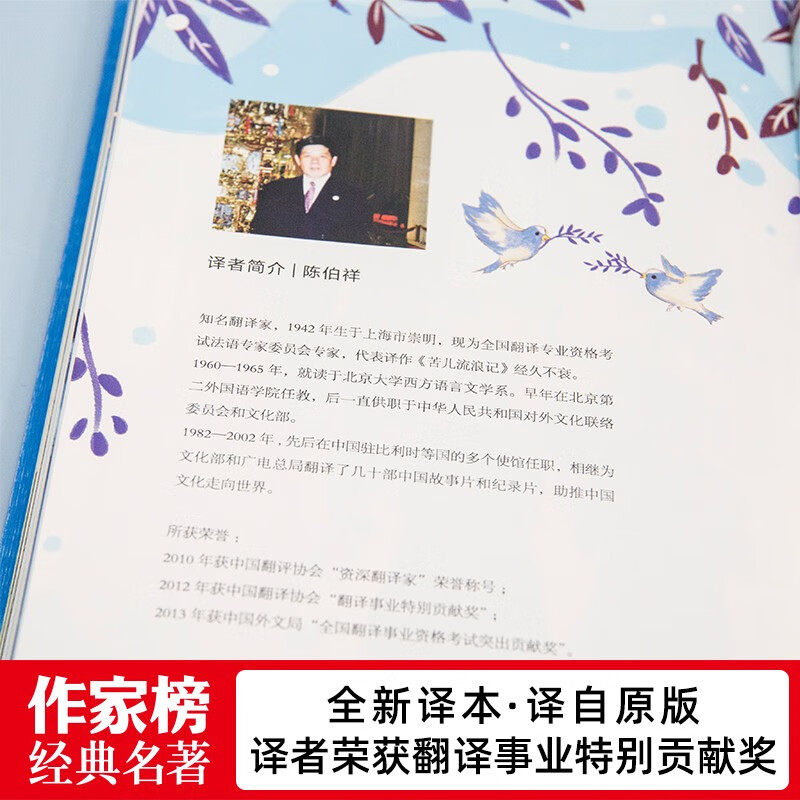 苦儿流浪记ZJB 为中小学生打造!译者陈伯祥获中国翻译协会翻译事业特别贡献奖本书插画师获法兰克福全球插画奖金奖浙江文艺出版社
