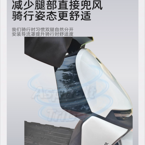 适用九号M95c+Mk2 M395cMAX导流罩改装配件M85c导流罩PC螺丝固定 - 图0