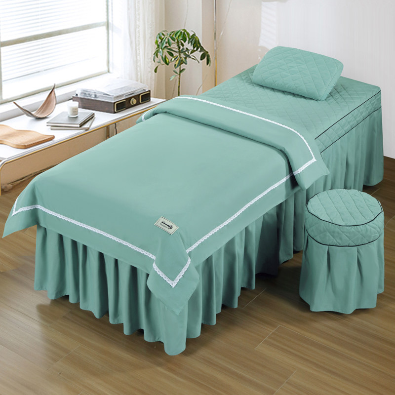 网红美容床罩四件套高档轻奢美容院专用理疗洗头床套按摩床单床罩,淘宝优惠券,粉丝福利购,淘宝优惠卷