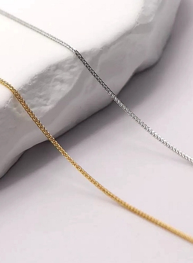 纯银项链肖邦链项链男女