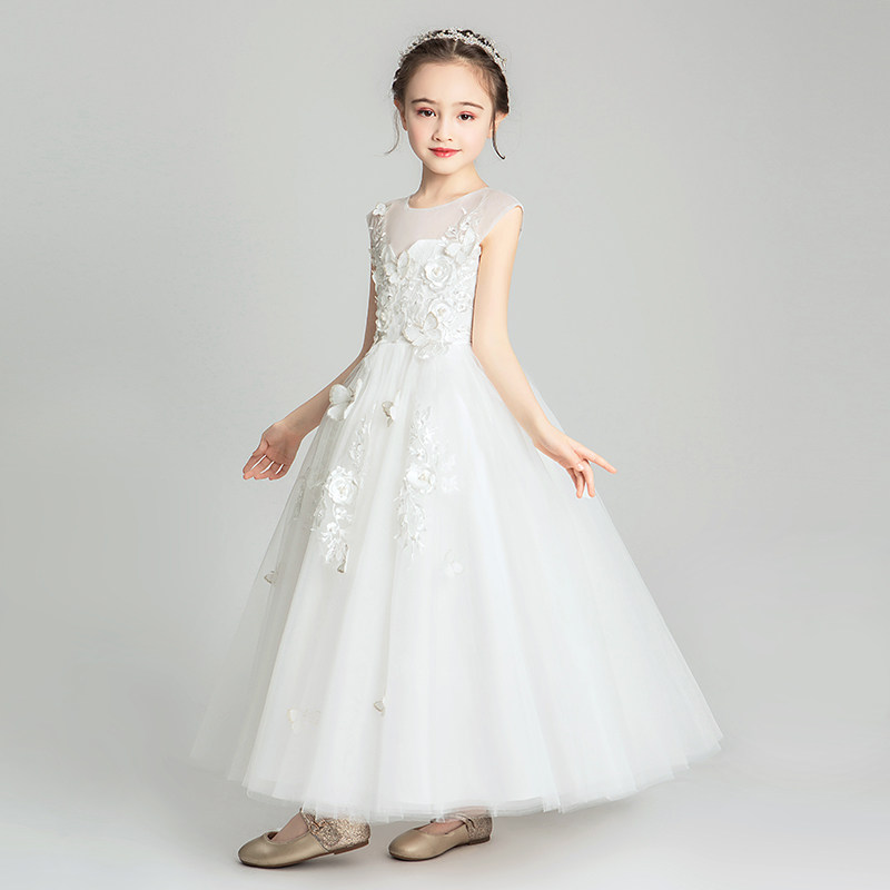 儿童公主裙蓬蓬婚纱小女孩钢琴演出服中大女童晚礼服高端洋气轻奢,淘宝优惠券,粉丝福利购,淘宝优惠卷