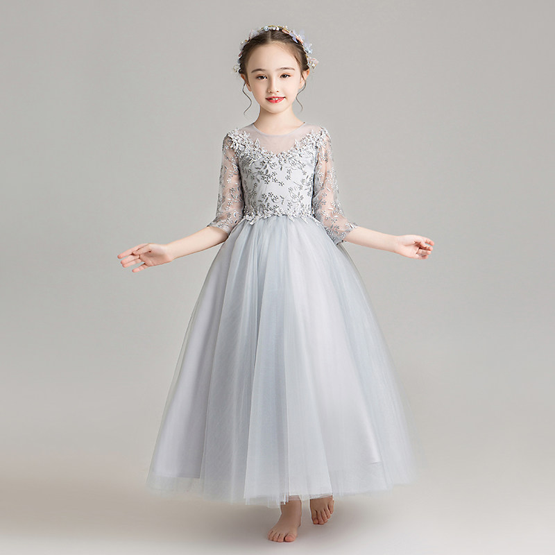 儿童礼服公主裙女童蓬蓬纱小女孩花童婚纱宝宝高端走秀钢琴演出服,淘宝优惠券,粉丝福利购,淘宝优惠卷