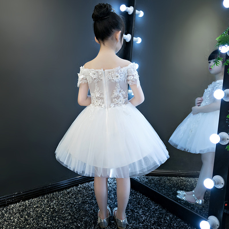 儿童礼服公主裙女童蓬蓬裙婚纱裙小主持人钢琴演出服模特走秀花童,淘宝优惠券,粉丝福利购,淘宝优惠卷