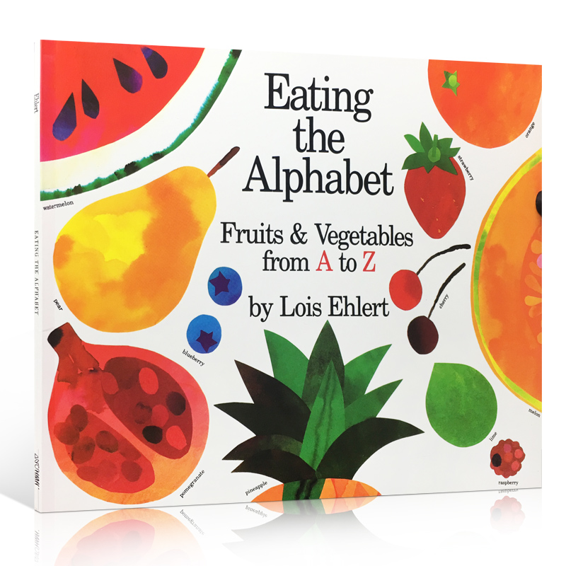 送音频英文原版绘本Eating the Alphabet: Fruits & Vegetables from A to Z儿童入门 - 图3