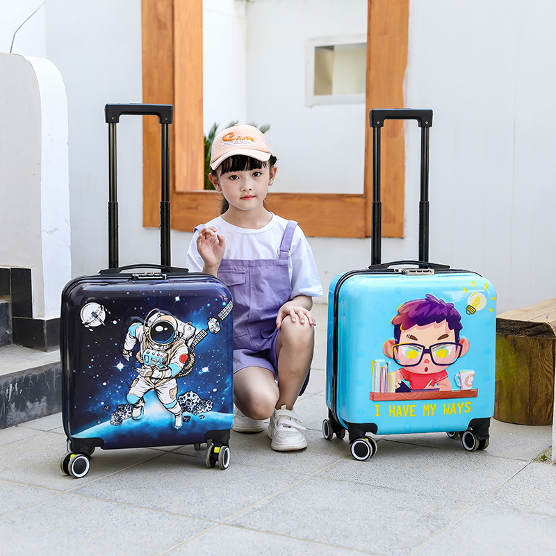 儿童拉杆箱定制卡通行李箱宝宝可坐20寸登机箱万向轮旅行箱3D男女