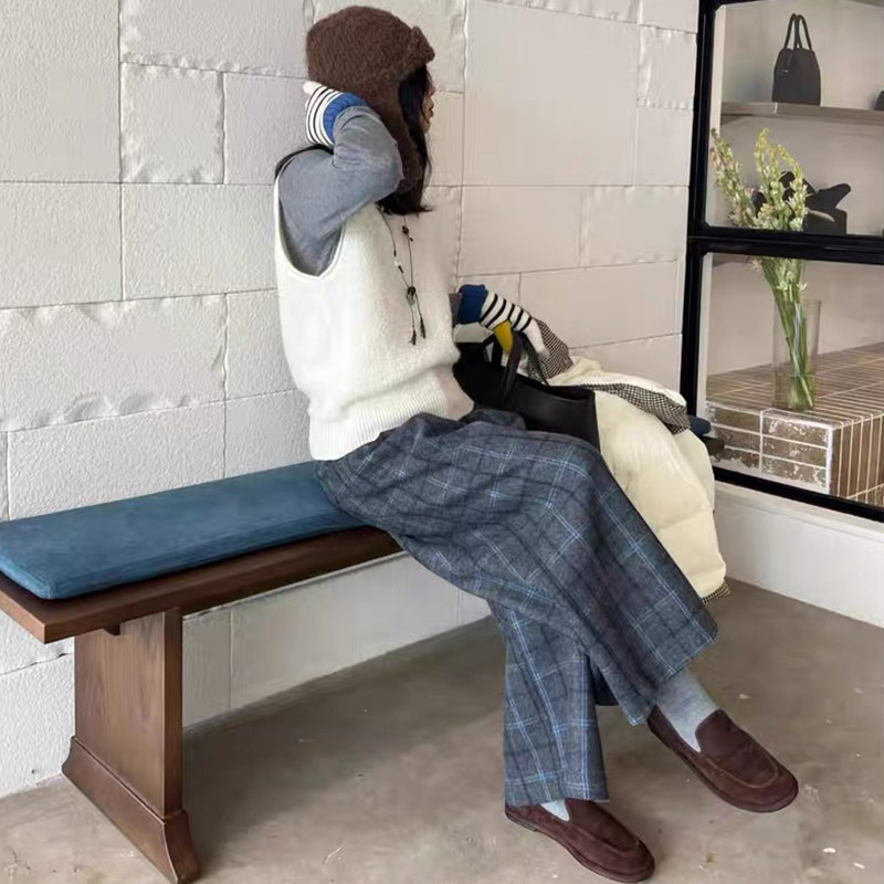 2025新款复古圆头加绒保暖平底乐福鞋女真皮懒人一脚蹬毛毛鞋单鞋,淘宝优惠券,粉丝福利购,淘宝优惠卷