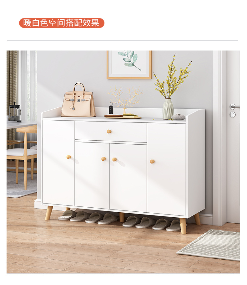 鞋柜家用进门口大容量简易玄关柜鞋架-第3张图片-提都小院