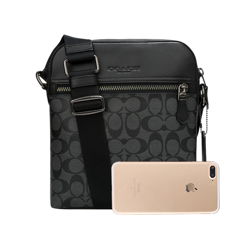 【官方】coach /蔻驰男士新款单肩包 奢de态度男士包袋