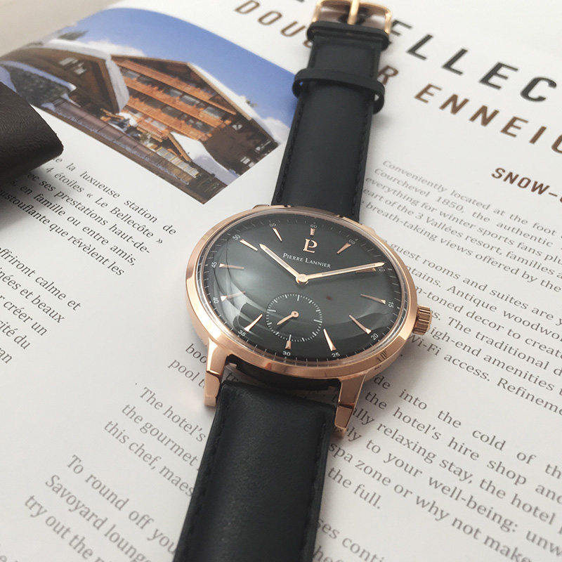 pierre lannier连尼亚男士石英表 奢de态度其它首饰