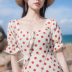 Mùa hè 2019 mới của phụ nữ Hải Nam Sanya váy đi biển bên bờ biển Thái Lan đầm voan sóng - váy đầm chân váy caro váy đầm