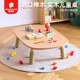 聪明屋实木松木榉木儿童桌花生桌宝宝小桌子幼儿园桌椅感官手工桌
