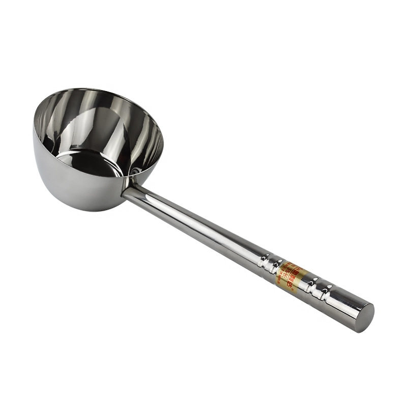 特厚不锈钢水勺加厚精焊无磁水勺厨房酒店水勺汤勺粥勺加长柄水瓢,淘宝优惠券,粉丝福利购,淘宝优惠卷