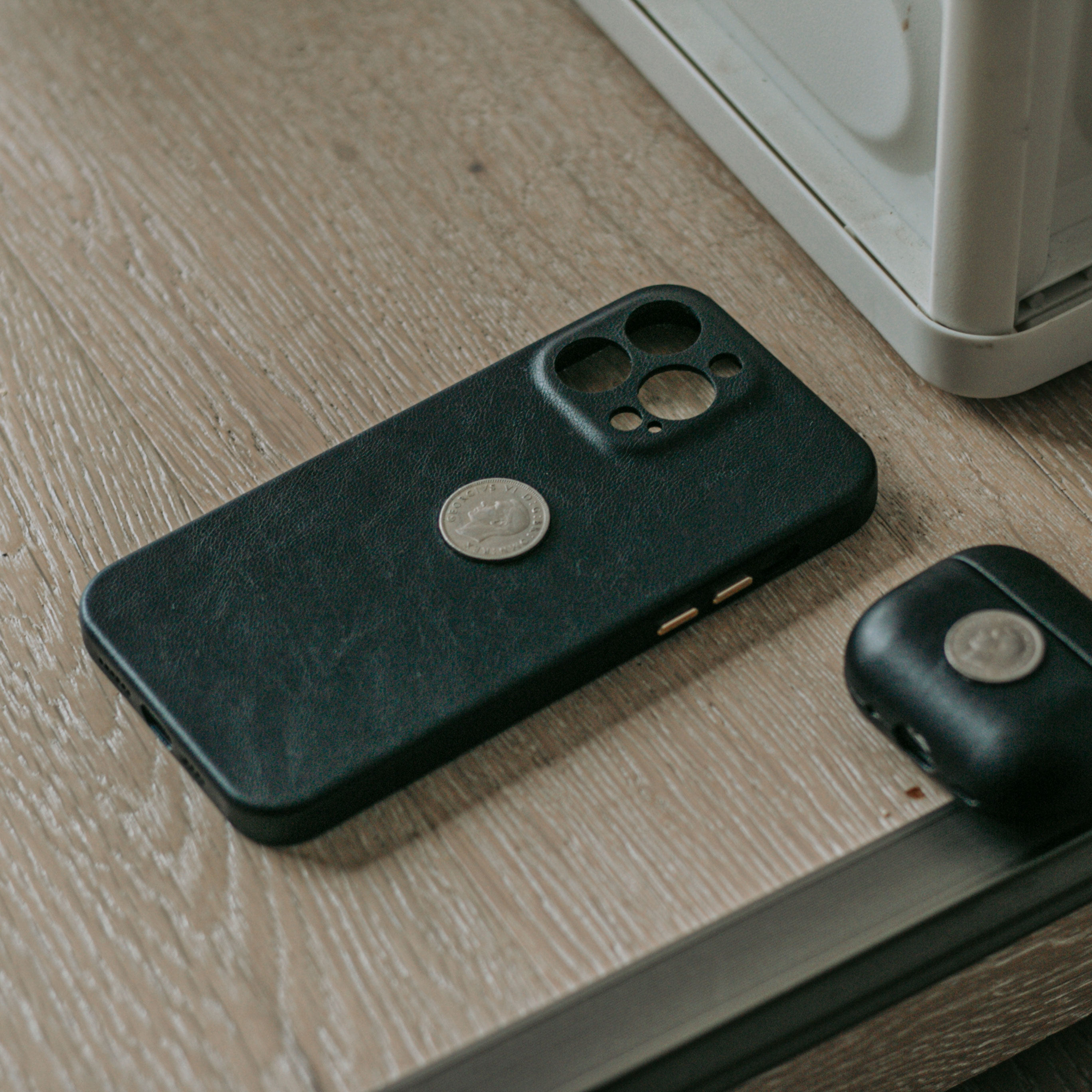 heatseeking手作全包羊皮质创意复古币手机壳适用于苹果iphone16promax16pro15promax手机皮套羊皮纹15pro,淘宝优惠券,粉丝福利购,淘宝优惠卷