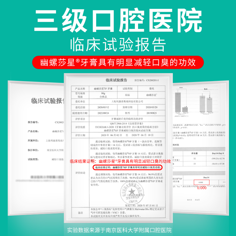 幽螺莎星官方正品清洁口臭mf牙膏 恒爱大药房口腔健康