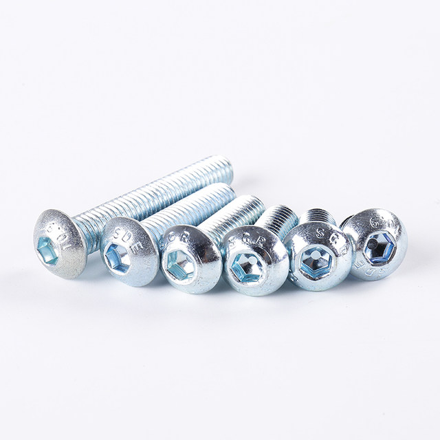 Galvanized semi-circular head hexagon screw