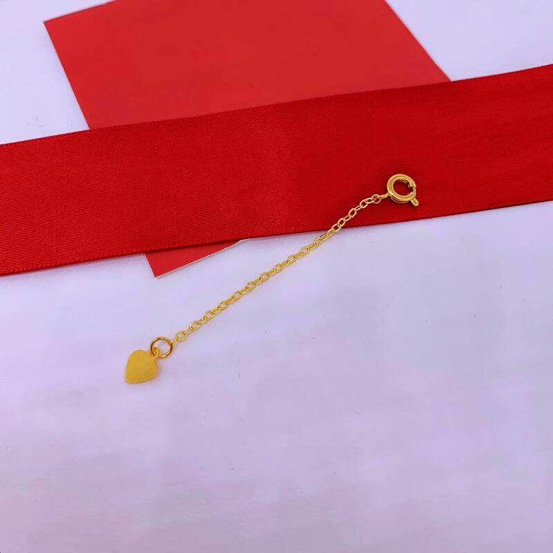 越南沙金细项链加长扣黄铜镀金延长链O字链手链接爱心尾链不掉色,淘宝优惠券,粉丝福利购,淘宝优惠卷