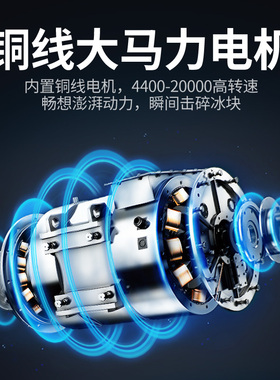 普尼迪沙冰机商用静音隔带罩