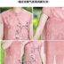 Váy đầm mẹ mùa hè cho nữ trung niên thanh lịch ngắn tay 2019 mới đầm voan dài đến trung niên - Quần áo của mẹ áo kiểu trung niên sang trọng Quần áo của mẹ