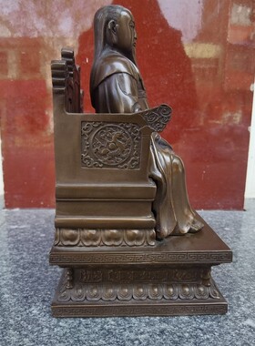 玄天桌面铜像纯铜家居