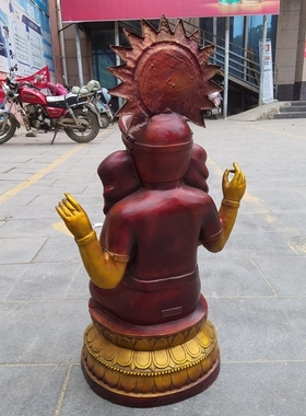 纯铜财神象鼻泰国天目