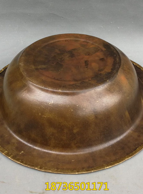 仿古风手工民国黄铜盆