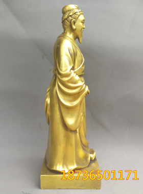 神医华佗精工诊所摆件风水铜器