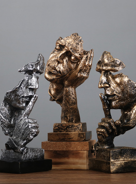 复古客厅玄关柜子创意桌面摆件