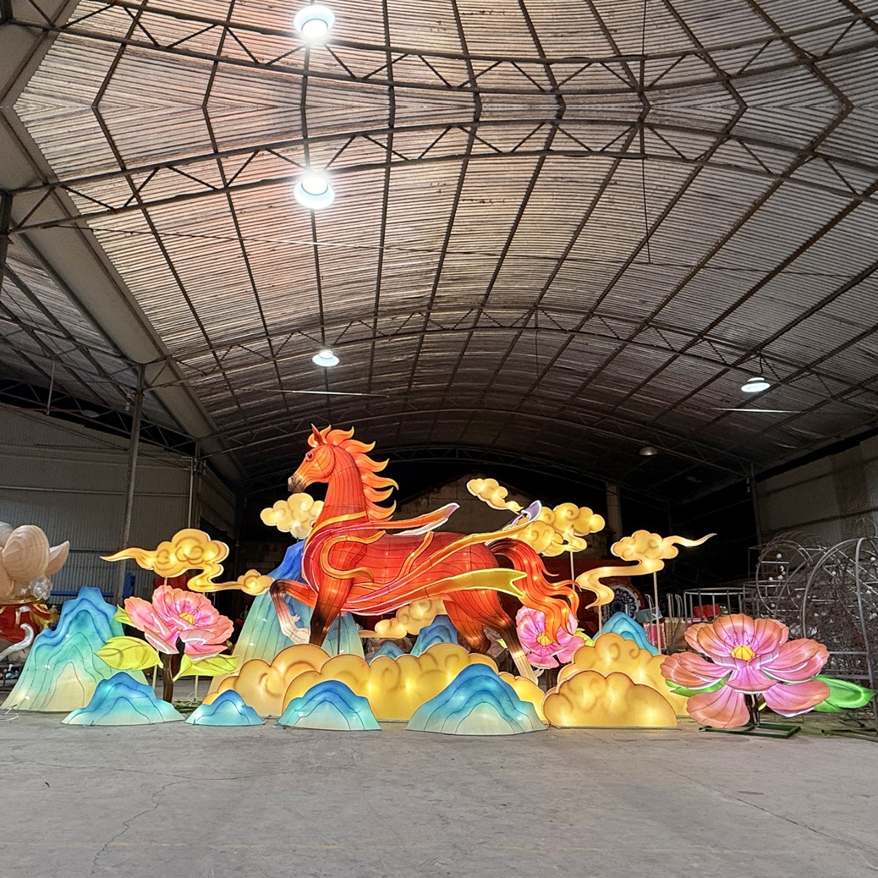 大型户外节日马年花灯造型定制春节元宵灯会彩灯厂家传统花灯定制,淘宝优惠券,粉丝福利购,淘宝优惠卷
