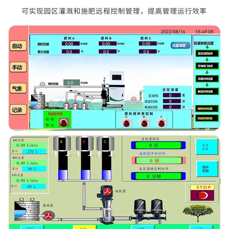 智能水肥一体化施肥器农业物联网大棚果园滴喷灌溉一体机灌溉设备,淘宝优惠券,粉丝福利购,淘宝优惠卷