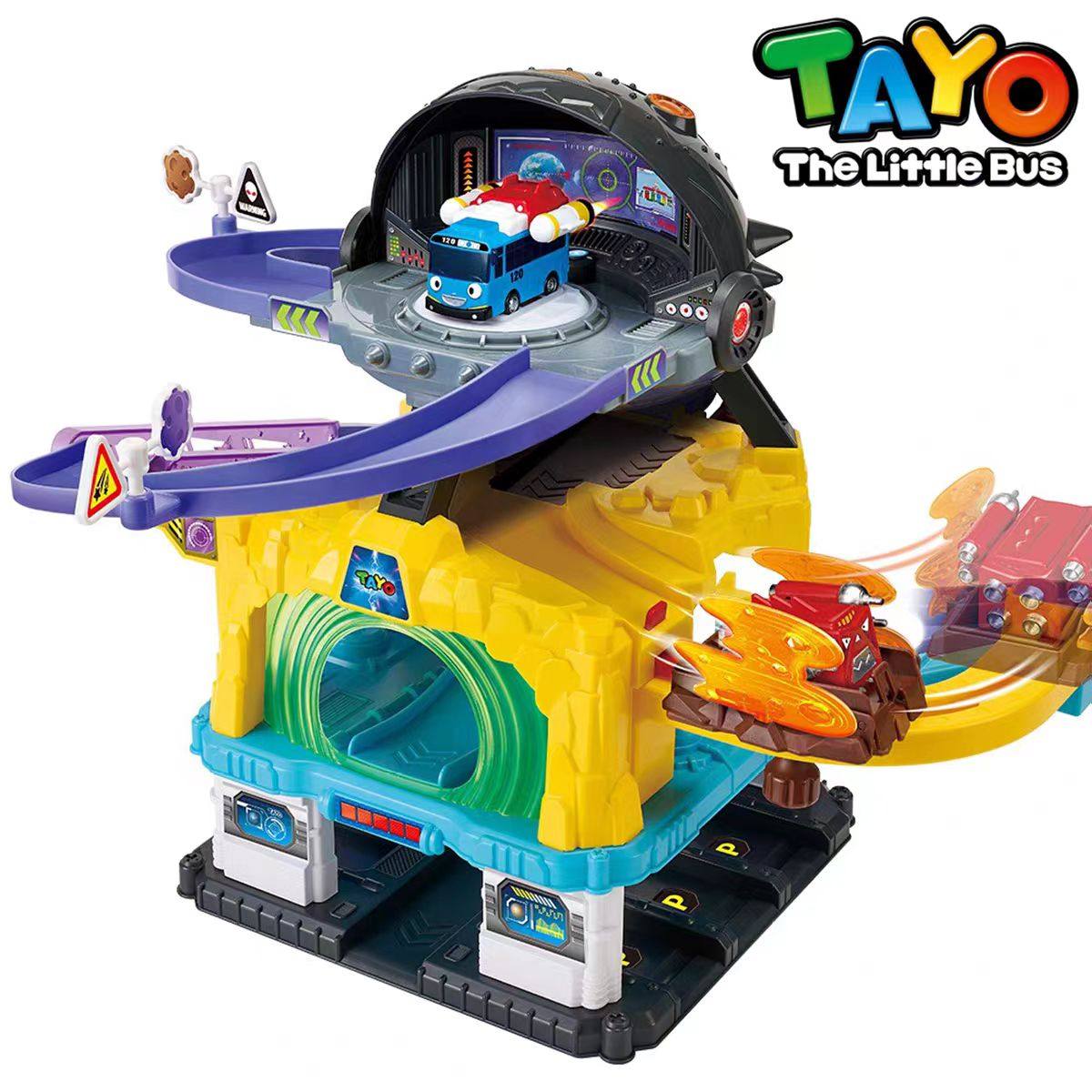 TAYO太友冒险轨道车太空救援队儿童益智闯关大冒险小汽车玩具,淘宝优惠券,粉丝福利购,淘宝优惠卷