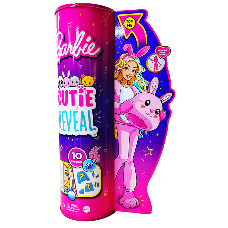 barbie娃娃惊喜萌宠时尚变色盲盒 涛保庆玩具娃娃/配件
