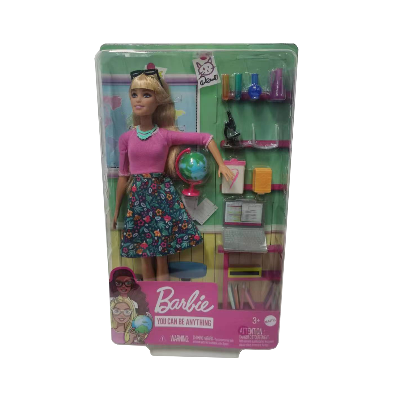 Barbie芭比娃娃之学科教师职业套装人偶过家家玩具女孩礼物 - 图2