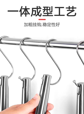 厨房衣服装S形挂钩金属承重铁