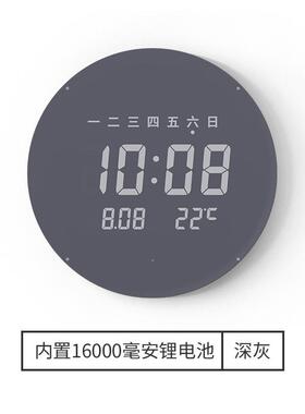 2024新款网红钟表挂表家用简约现代电子时钟挂墙卧室静音挂钟客厅