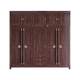 Wujinmu new Chinese-style solid wood wardrobe household three, four, five and six door large wardrobe bedroom clothes storage storage cabinet
