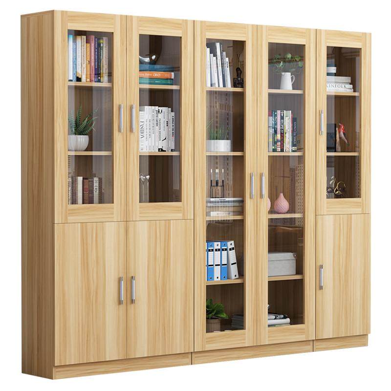 木质文件柜保密资料档案柜带玻璃门储物柜办公室板式书柜书架带锁,淘宝优惠券,粉丝福利购,淘宝优惠卷