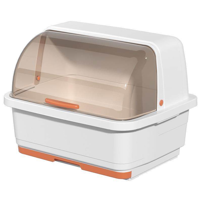 碗筷收纳盒厨房家用带盖宿舍碗碟置物架塑料碗柜碗箱碗架可沥水,淘宝优惠券,粉丝福利购,淘宝优惠卷