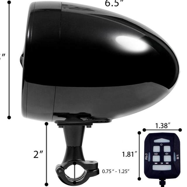 Motorcycle bass audio ATV amplifier Bluetooth audio all-in-one 600w 5-inch high-sound quality